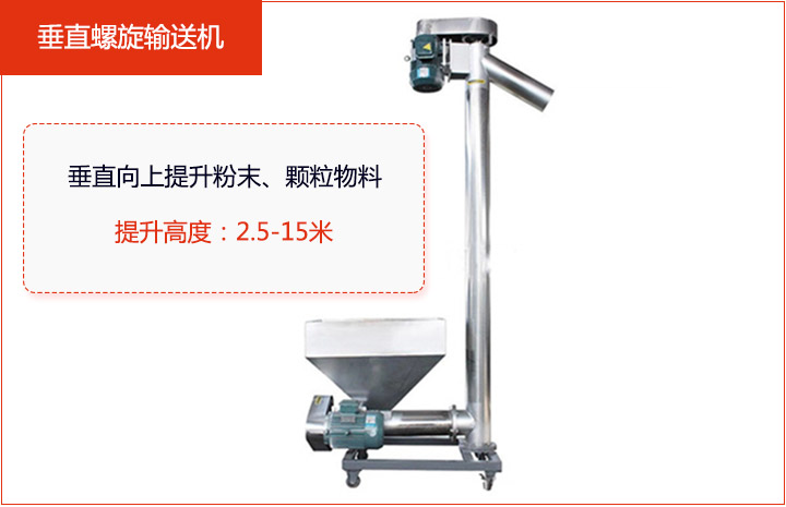 適合垂直或大傾角輸送粉狀、顆粒物料